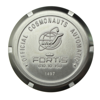 Original FORTIS Gehäuseboden, gebürstet CPK für Cosmonauts 610.10.158