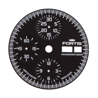 Original FORTIS Gehäuse Armband Zifferblatt schwarz für Spaceleader 661.20.31