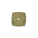 Quadrante originale CARTIER quadrato oro 13x13 mm per...