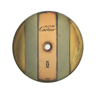 Original CARTIER Zifferblatt Rund tricolor 20 mm für Must de Cartier