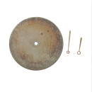 Quadrante con lancette originale CARTIER rotonda bordeaux 20 mm per Must de Cartier