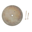 Quadrante con lancette originale CARTIER rotonda bordeaux 26 mm per Must de Cartier