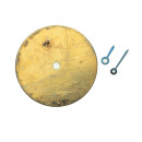 Esfera con agujas original de CARTIER redondo blanco 18 mm para Must 21 Nr.14