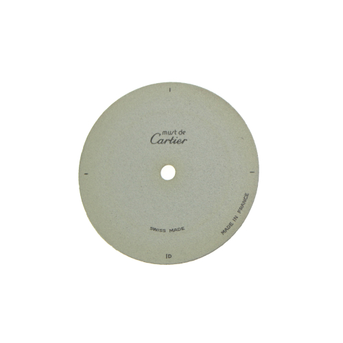 Cadran CARTIER original ronde blanche 18 mm pour Must 21
