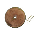 Cadran avec aiguilles CARTIER original ronde noir 20 mm pour Colisee