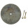 Quadrante con lancette originale CARTIER rotonda marrone 20 mm per Must de Cartier