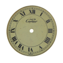 Original CARTIER Zifferblatt Rund gelb 20 mm für...