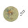 Quadrante con lancette originale CARTIER rotonda giallo 26 mm per Must de Cartier NOS
