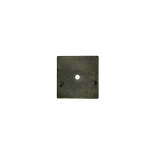Original ANKER Zifferblatt Quadratisch schwarz 14x14 mm 17 jewels shockproof #2