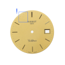 Esfera TISSOT original de redondo oro 29 mm T400.H674.2
