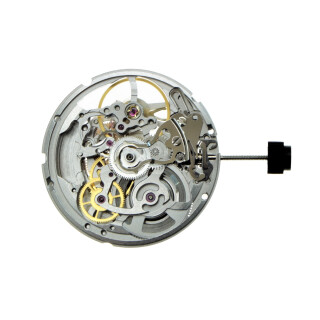 Skelett Uhrwerk rhodiniert Swiss Made kompatibel ETA 2824-2 & Sellita SW200