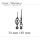 Jeu daiguilles pour mouvements à quartz avec perforation euro 87 mm Gotica Noir