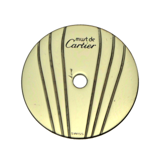 Original CARTIER Zifferblatt Rund gold 15 mm für Colisee