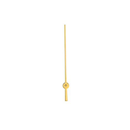 "Obélisque" Segundero central con 0,25/1,50/14 mm de color dorado