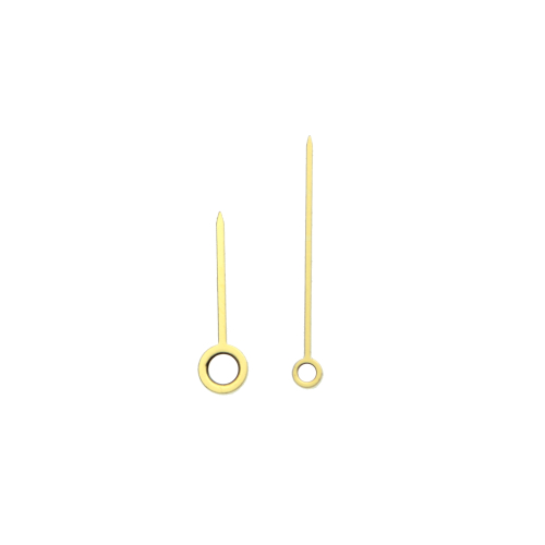 "Rapier" Minute and hour hands 12/8 mm SWISS MADE gold colored