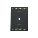 Original ORIS Zifferblatt Rechteck schwarz 18x25 mm für STAR 17 Jewels Nr.2
