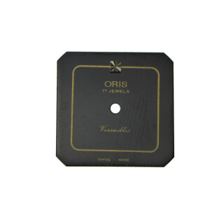 Esfera original de ORIS cuadrado negro 20x20 mm para Versailles 17 Jewels Nr.2