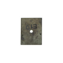 Original ORIS Zifferblatt Rechteck schwarz 13x17 mm für Versailles 17 Jewels Nr.2