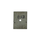Genuine ORIS dial rectangle black 13x17 mm for Versailles 17 Jewels Nr.3