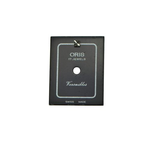 Genuine ORIS dial rectangle black 13x17 mm for Versailles 17 Jewels Nr.4