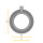 Auténtico CARTIER círculo de encaje VA160002 redondo 21,5 mm para Colisee