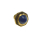 Autentica CARTIER pulsante 65303500525 con gemma blu