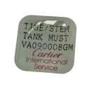 Original CARTIER Aufzugs-/Stellwelle VA090008  für Tank Must