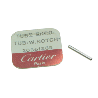 Original CARTIER gekerbte Bandhülse für Metallbänder 13,9 mm 20361865