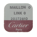 Maillon dextrémité de bracelet CARTIER authentique 20372810 12 mm