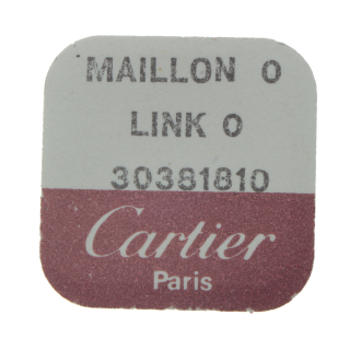 Original CARTIER Bandanstoßglied 30381810  für Santos Vendome ca. 15,2/4,7 mm