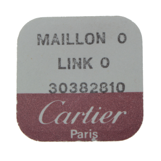 Original CARTIER Bandanstoßglied 30382810 für Santos Vendome ca. 16,3/4,4 mm