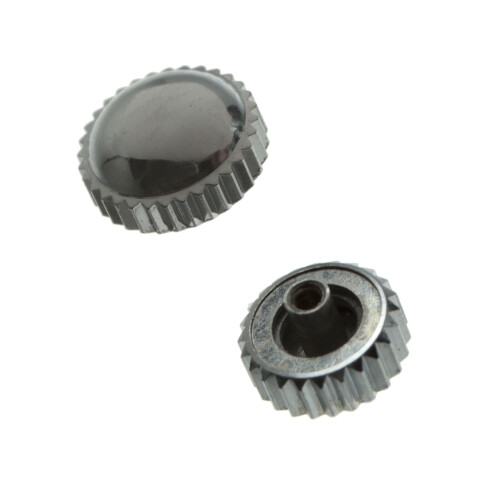 Waterproof crowns with gasket chromed thread 1.1 mm tube 2.5 mm 4.5 mm