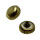 Waterproof crown with gasket gold plated thread 1.2 mm tube 2.5 mm 6.5 mm
