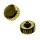 Waterproof crown with gasket gold plated thread 0.9 mm tube 2.2 mm 5.5 mm