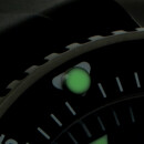Sfera luminosa Superluminova per lunette 2,3 mm armata con anello in acciaio verde