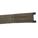 Bracelet en cuir dalligator véritable CARTIER noir 20/12 large 115/80 mm long