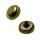 Waterproof crown with gasket gold plated thread 1.0 mm tube 2.0 mm 5.5 mm