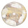 Esfera original de JLC redondo plata 18,5 mm para Jeager LeCoultre Club 1