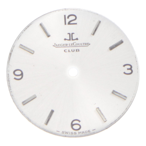 Quadrante originale JLC rotonda argento 18,5 mm per Jeager LeCoultre Club 3
