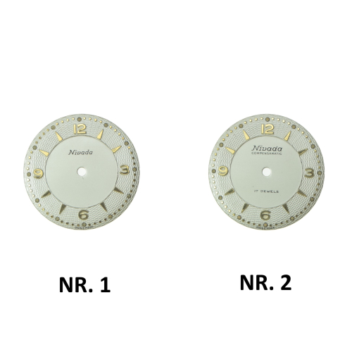 Genuine NIVADA dial round grey 25 mm