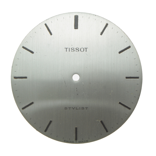 Esfera original de TISSOT Stylist redondo gris 37,5 mm