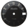 Esfera original de NIVADA Compensamatic redondo negro 27 mm