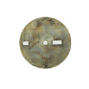 Esfera original de ZODIAC redondo oro 27 mm para Senator Hermetic Automatic