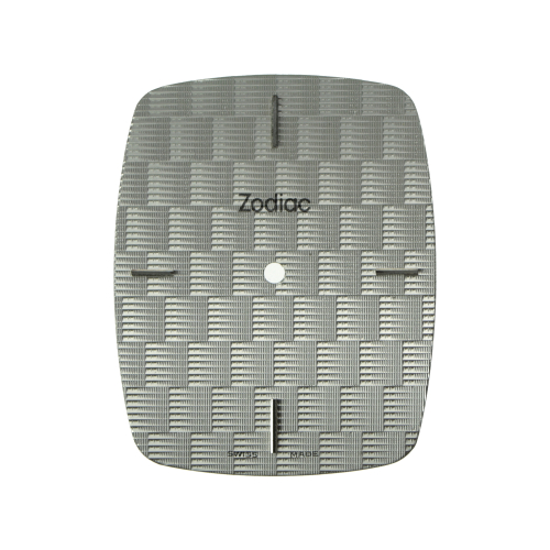 Original ZODIAC Zifferblatt tonneau silberfarben 27x34 mm