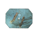 Quadrante originale ZODIAC ottagono blu 29x33 mm