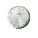 Genuine ZODIAC dial round silver 28 mm for Hermetic Custom Nr.7