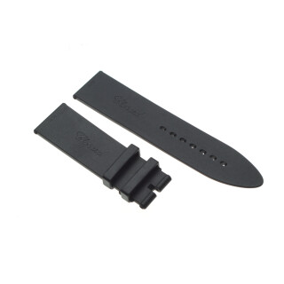 Original CHOPARD Armband 23/22 mm Kautschuk schwarz texturiert für Superfast 168535