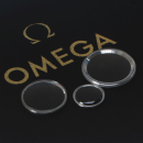Original OMEGA Acrylglas stahlarmiert weiß / silber 063PZ...