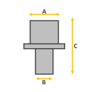 Genuine FORTIS screw tube with internal thread for...