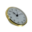 UTS Kapsel- Einsteckwerk Quarz Uhrwerk, rund, mit arabischem Ziffernblatt 85 mm